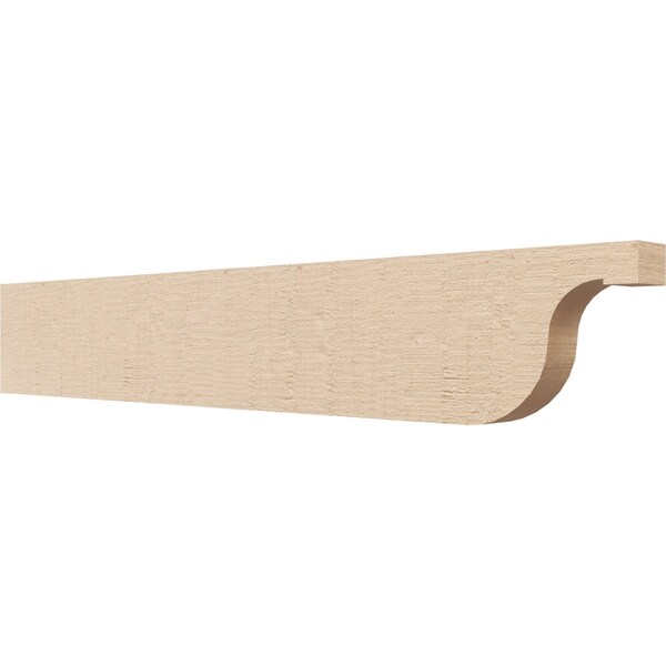 Ekena Millwork 2in. W x 6in. H x 36in. L Del Monte Woodgrain TimberThane Rafter Tail, Primed Tan RFTUR02X06X36DELRCPR - main